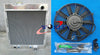 Ford Mustang V8 289 302 56mm Aluminum Radiator & 16" Fan (1964-1966)
