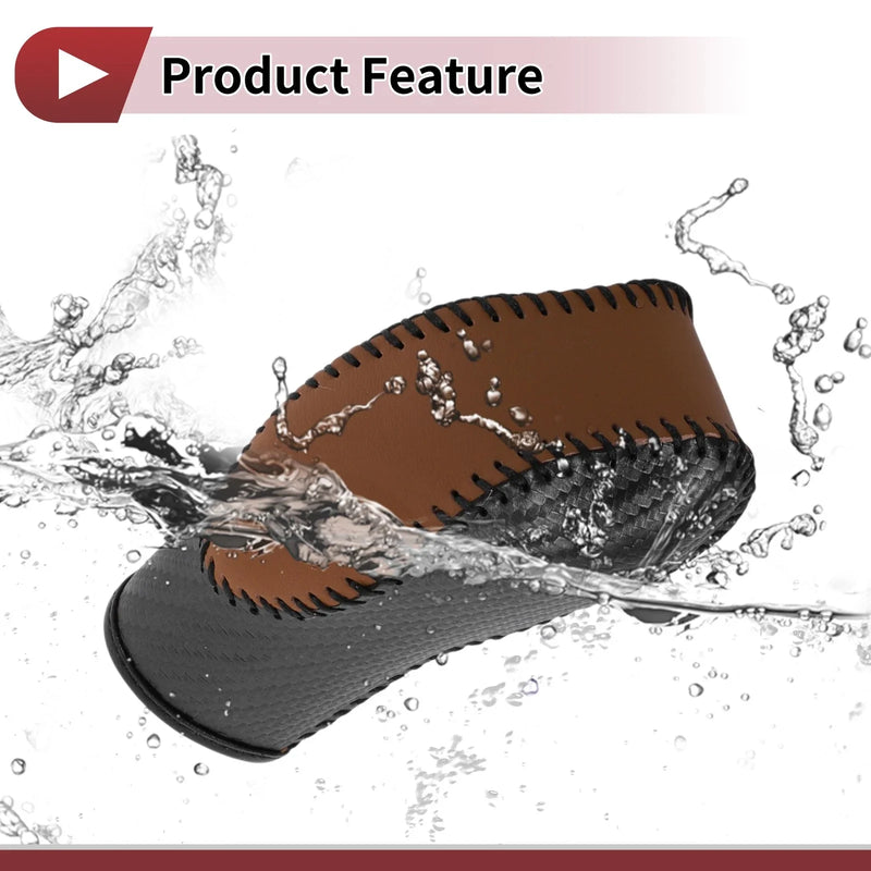 Ford Fusion Brown Black Gear Shift Knob Cover (2013-2016)