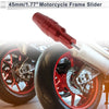 1.11" Aluminum Alloy Motorcycle Slider Frame 1 Set Red