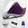 Motorbike Universal Waterproof Purple Silver Tone XL Motorcycle Cover