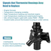 BMW 320i Engine Coolant Thermostat Housing Assembly (2013-2015)