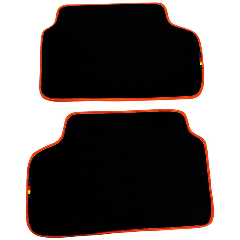 BMW X1 Series U11 SUV (2023-2026) Orange Trim AutoWin Black Floor Mats