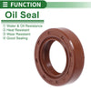 Make Model Oil Seal 5 x Seal Ring Rotary Shaft Seal FKM Rubber 25x40x10mm Brown