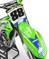 Kawasaki KX 65 Custom Sticker Kit Delta Style