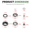 Honda Foreman 450 TRX450 FE / FM 4x4 Rear Differential Bearing & Seal Kit