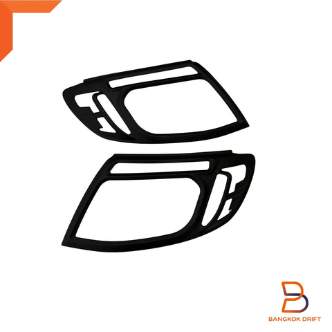 Ford Ranger UTE Matte Black Headlight Lamp Cover Trim (2012-2015)