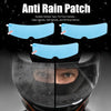 3pcs 9.65"x2.87" Motorcycle Helmet Rain Film Anti Rain Shield Lens Stickers