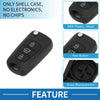 Hyundai I20 I30 I35 3 x Keyless Entry Remote Key Fob Shell Case (2008-2017)