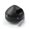 Universal Motorcycle 6.5" Headlight Hi/Lo w/ Blue Halo Light
