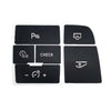 Audi Q7 Button Repair Sticker