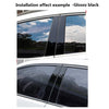 Acura RDX 6PCS Window Pillar Posts Door Trim Cover (2007–2012)