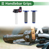 Motorcycle 7/8 22mm Hand Grips Cover Rubber Blue