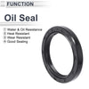 Oil Seal 42x55x7mm Black 5 Pcs