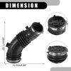 Honda Accord 2.4L Air Cleaner Intake Hose Tube with Clamps (2008-2012)