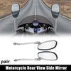 Kawasaki, Honda 10mm Rearview Mirror Pair