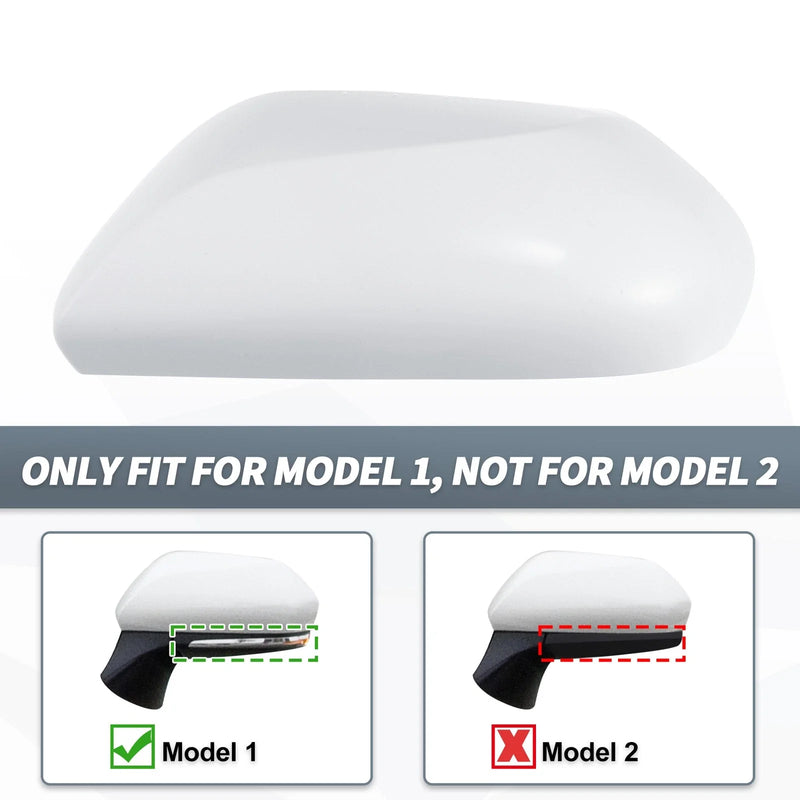 Toyota Camry Left Side Door Mirror Cover Cap White (2018-2023)
