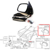 Toyota Hilux2004-2015 Chrome Electric Folding LED Door Wing Mirrors