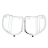 Harley Road Glide FLTRX Chrome Tri-Line Speaker Grills Covers (2015-2021)