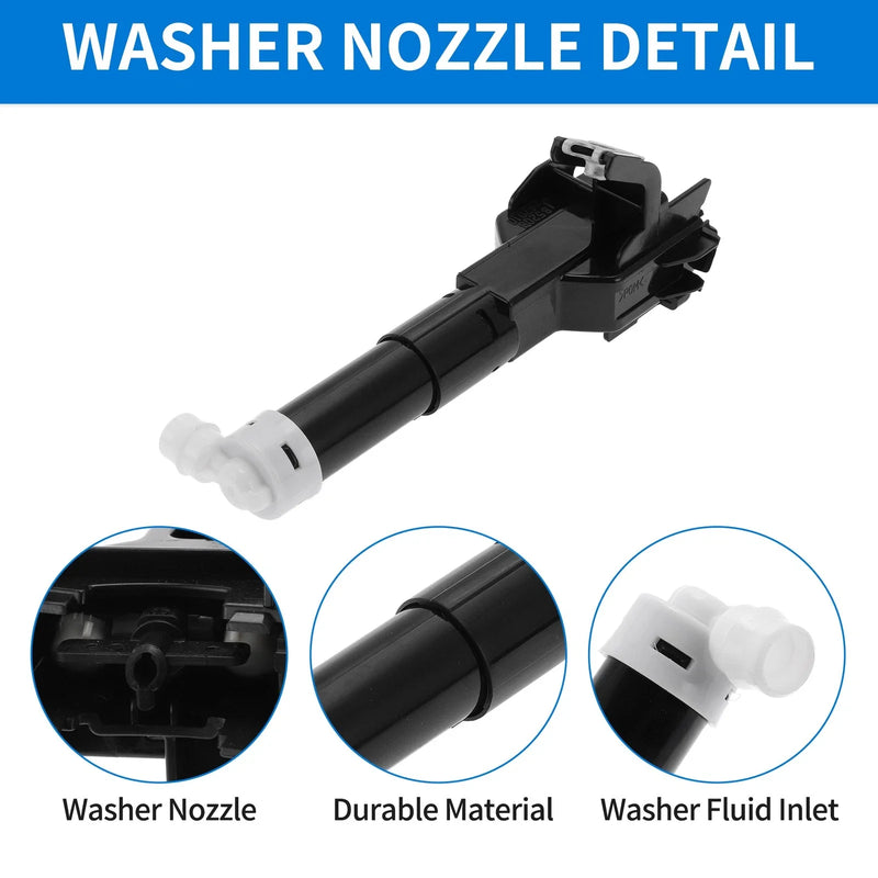 Toyota Prius Driver Side Headlight Washer Nozzle (2009-2015)