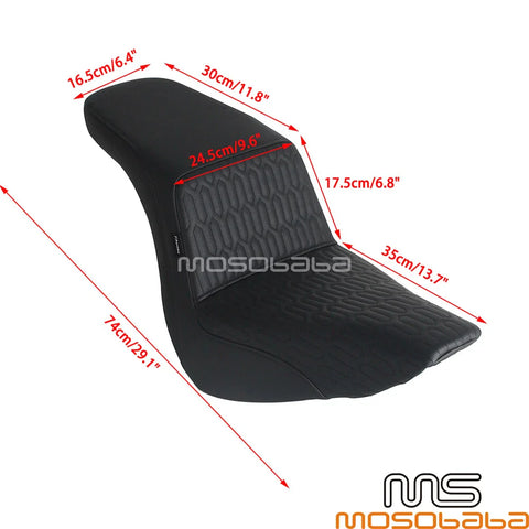 Harley Softail FLSB FXLR FXLRS FXLRST Gel Pad Seat Kit (2018-2023)