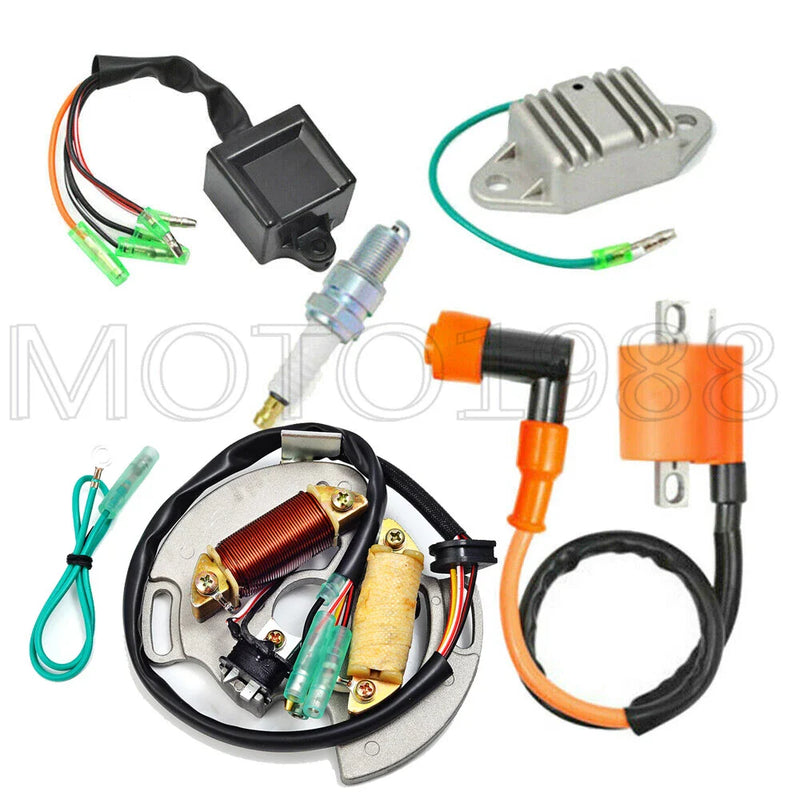 Yamaha Blaster YFS200 Ignition Coil, CDI Regulator & Stator (1997–2001)