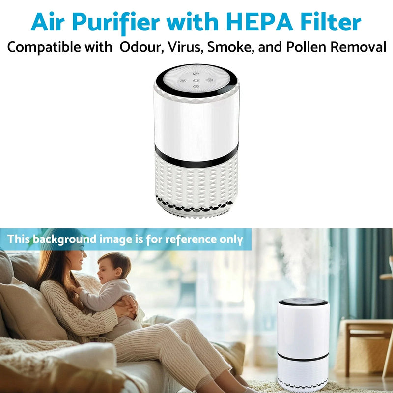 Home HEPA Filter Air Purifier Odour & Smoke Remover (37-50dB)