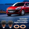 Car & Motorcycle Black Red 2 x M12x1.25 Copper Oil Drain Plug with Gasket