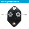 Various Models Waterproof Circuit Breaker 12V 32V DC Manual Reset 15A-50A