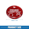 Ford Mustang (2015-2019) Red Engine Start Button Cover Trim