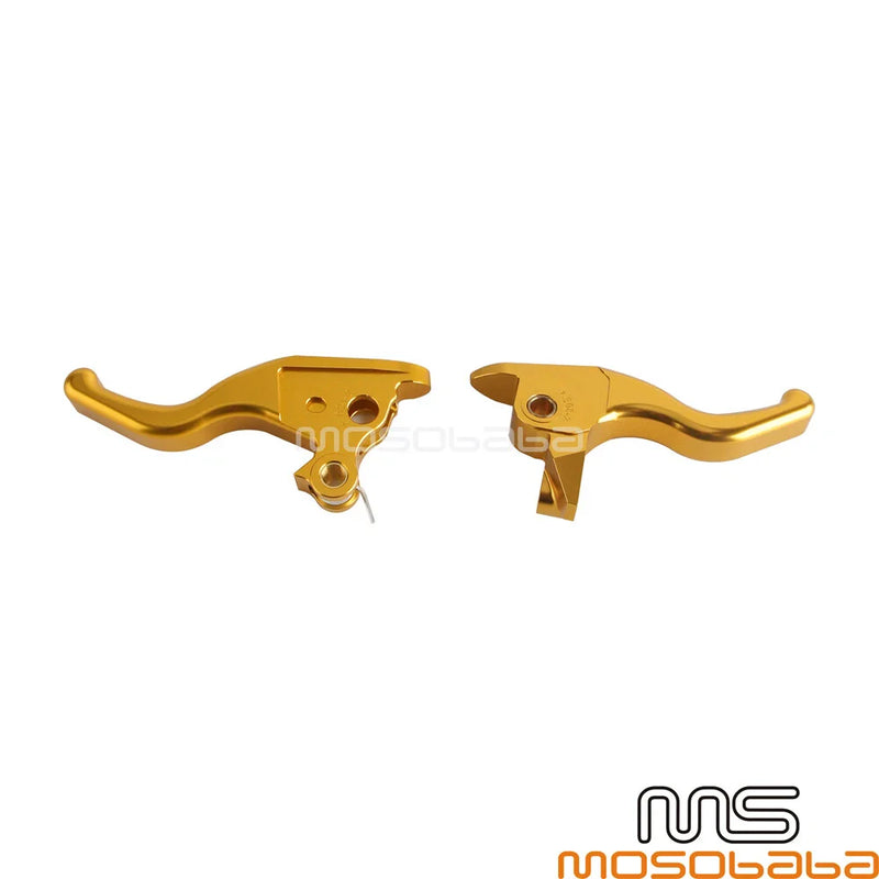 Harley Tri Glide FLHTCUTG Gold Handlebars Brake Clutch Levers (2021)