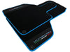 Lamborghini Huracan with Light Blue Trim Black Floor Mats (2014-2023)