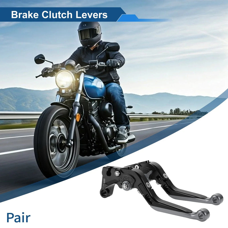 Yamaha YZF-R1 Black Titanium Adjustable Short/Long Brake Clutch Lever