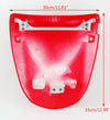 Kawasaki ZX6R (2003-2004), Z750, Z1000 (2003-2006) Red Pillion Seat Cover