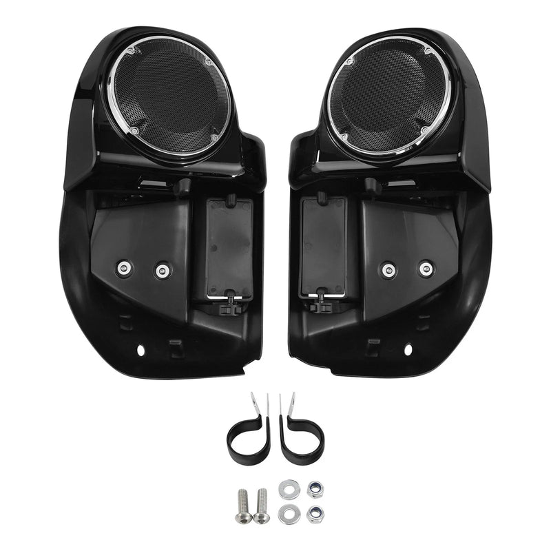 Harley FLHTK FLTRX 6.5" Lower Vented Speaker Box Pod (2014-2024)