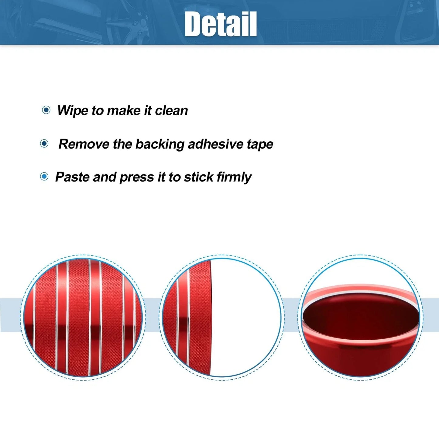 Gear Shift Knob Cover Trim Decal for Toyota 4Runner TRD (2010-2022) Red