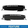 Toyota Highlander Accessories (2021-2024) Black Dashboard Cover Mat