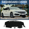 Honda Civic R FK7 2017-2024 Black 1 Set Dashboard Cover Mat