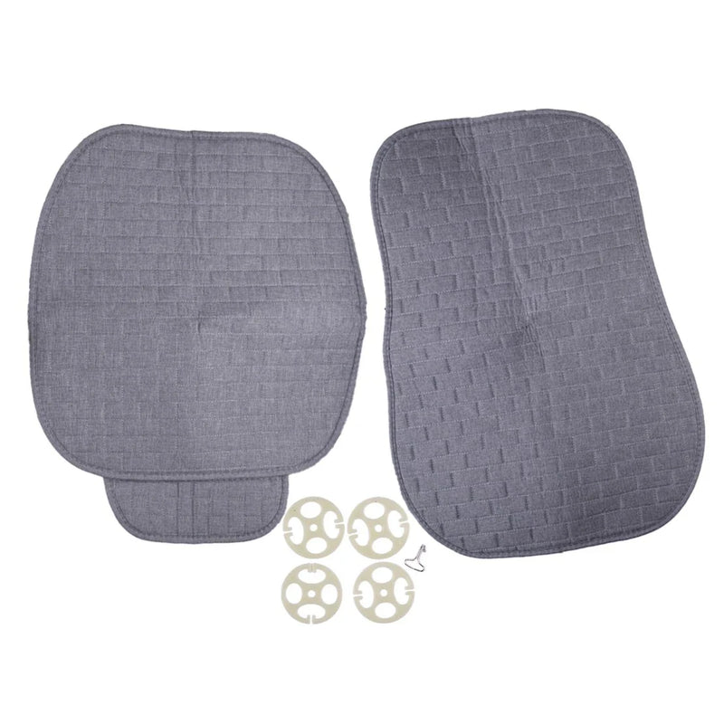Universal Fit - Grey Front Car Seat Covers 2 x Protective Mats