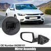 Chevrolet Malibu Hybrid Left Side Exterior Door Mirror Assembly White