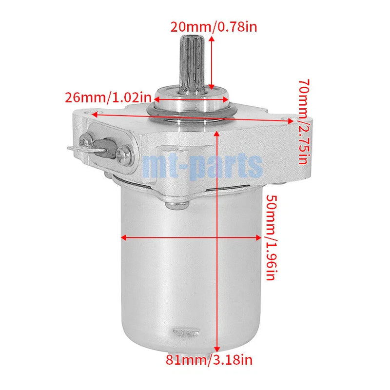 Suzuki AG100, Address V100, AH100 Starter Motor (1991-2000)