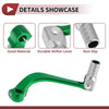 Honda CRF110F (2013-2018) Green Silver Folding Motorcycle Gear Shifter Lever