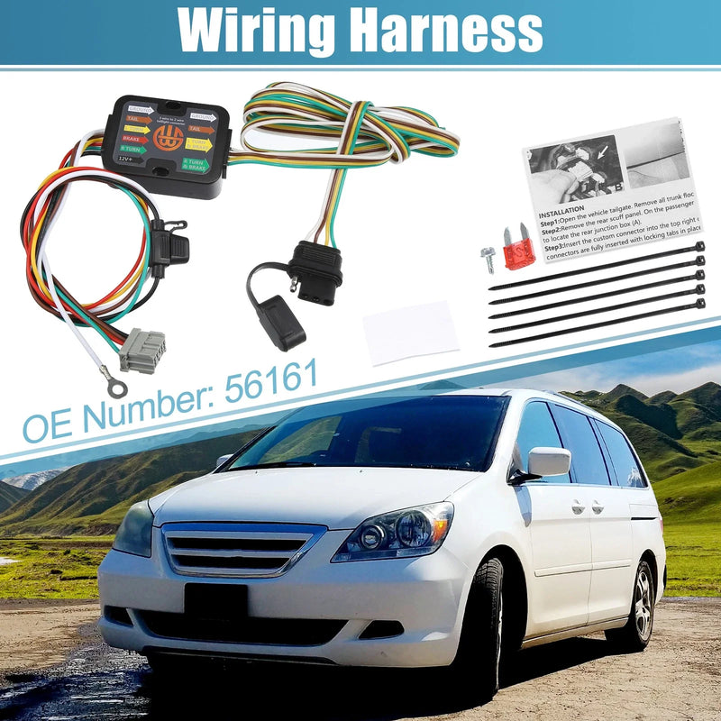 Honda Odyssey 4-Pin Trailer Wiring Harness (2005-2010)