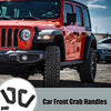 Jeep Wrangler JK (2007-2018) Black Front Grab Handles 2 x Aluminum Alloy