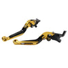 Kawasaki ZX1400 ZX14R ZZR1400 Gold Extendable Brake Clutch Levers (06-17)