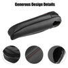 Lexus RX300 RX330 RX350 Black w Red Stitches Front Seat Armrest Covers