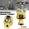 Harley Dyna Softail Sportster 1" Brass Handlebar Riser