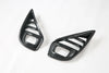 Toyota Highlander Carbon Fiber Front Fog Light Lamp Covers (2020-2023)