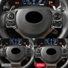 LEXUS IS250 / 300 / 350 Carbon Fiber Steering Wheel Button Trims (2014-2017)