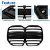 BMW 4 Series G22 Front Upper Bumper Grille (2021-2023)