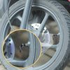 Motorcycle Car Wheels Black 2 x Pcs 90 Degree Tire Valve Stems
